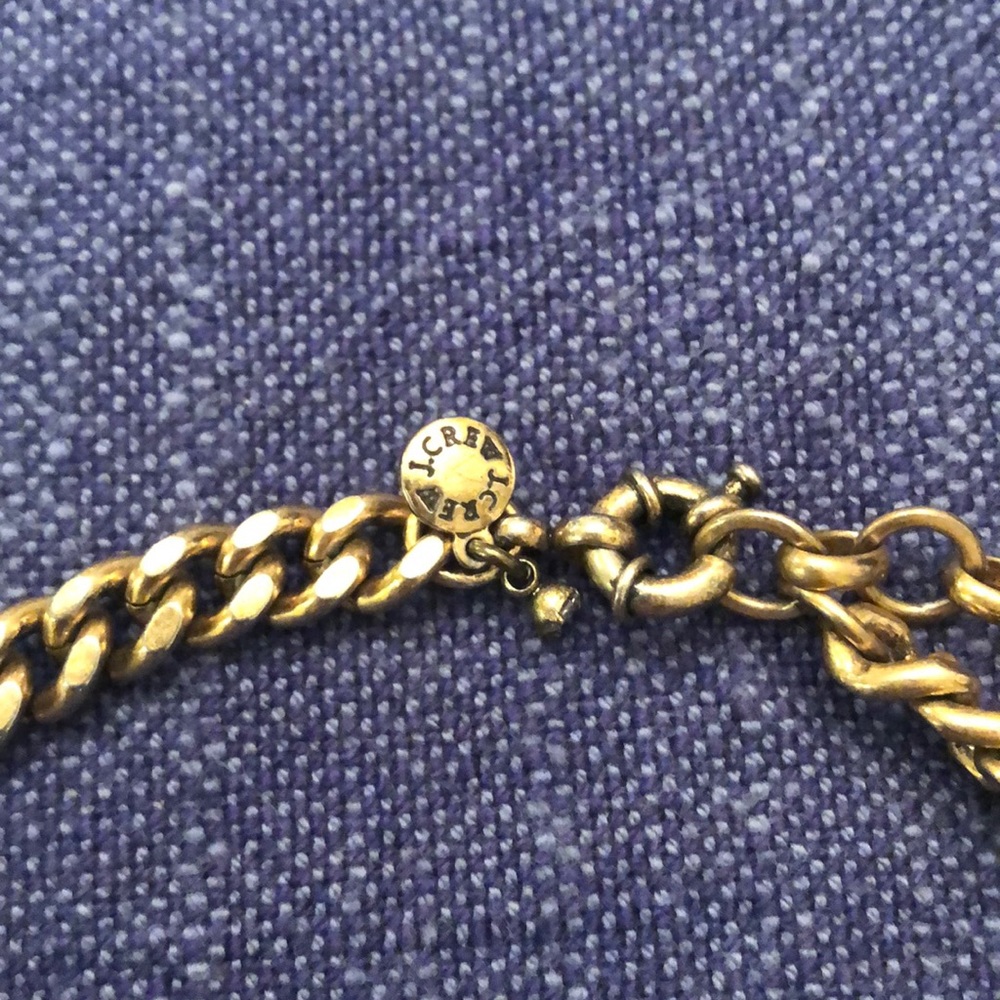 HP🎉J CREW Pink & Rhinestone Statement Necklace - Picture 4 of 4